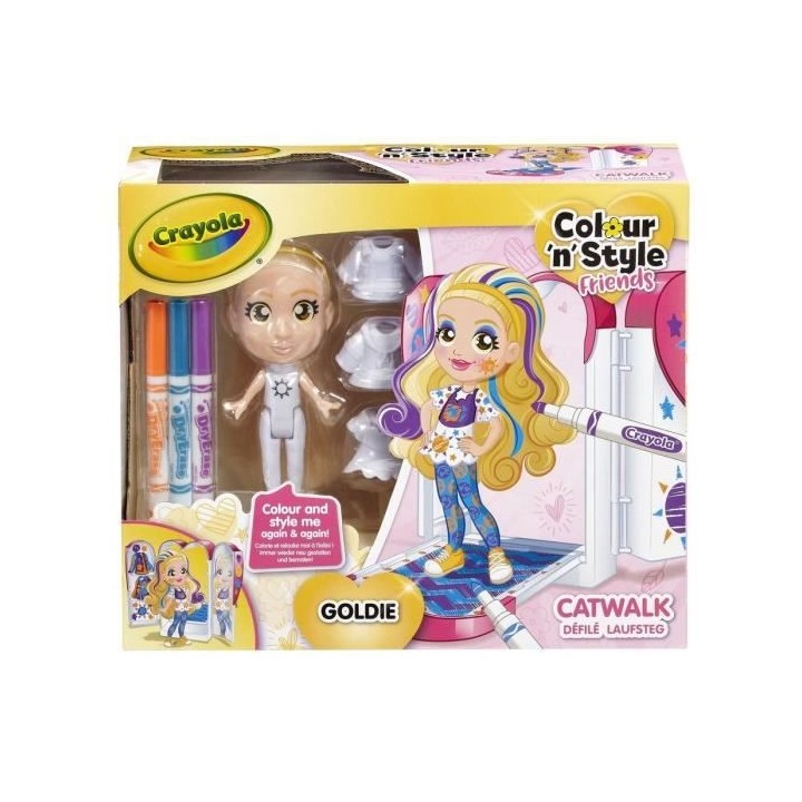 CRAYOLA Color n' style Friends Catwalk