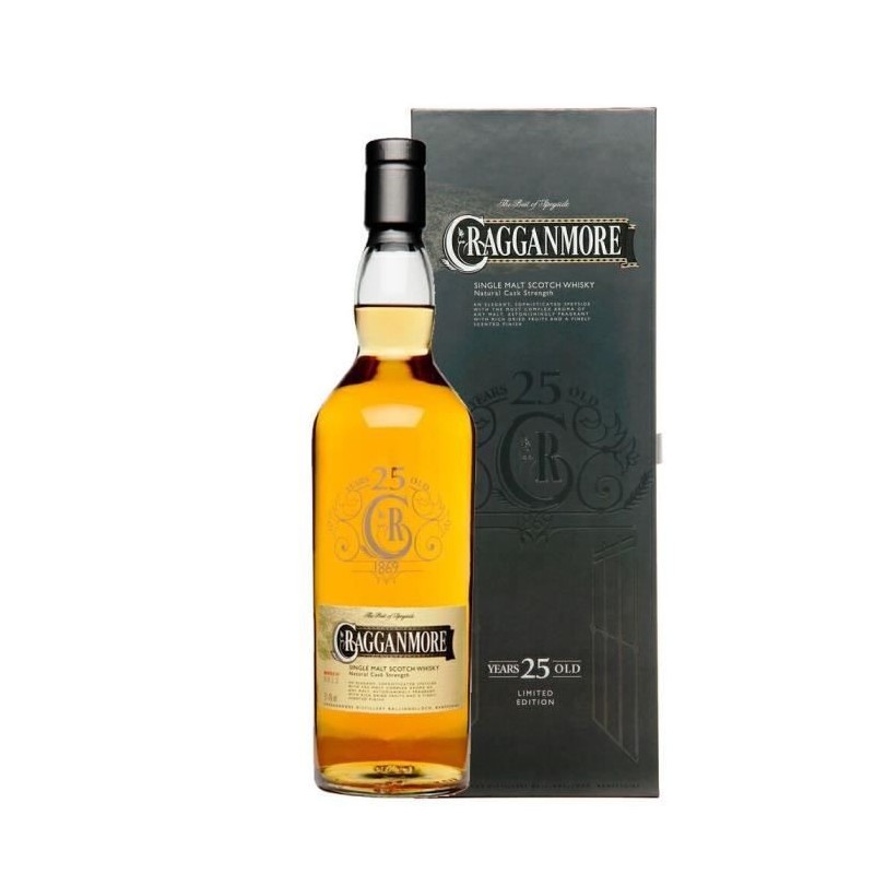 Cragganmore 25 ans 51.4° 70cl