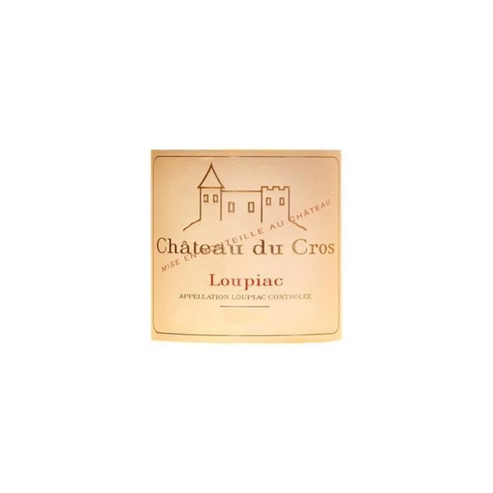 Château du Cros 2012 Loupiac - Vin blanc du Sud Ouet