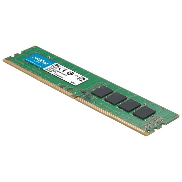 CRUCIAL - Mémoire PC DDR4 - 16Go (1x16Go) - 2400 MHz - CAS 17 (CT16G4