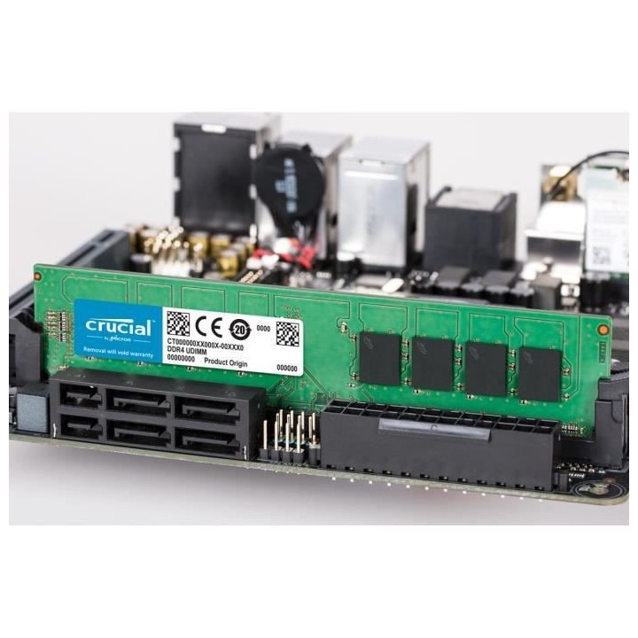 CRUCIAL - Mémoire PC DDR4 - 32Go (2x16Go) - 2666 MHz - CAS 19 (CT2K16