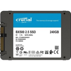 CRUCIAL - Disque SSD Interne - BX500 - 240Go - 2,5 (CT240BX500SSD1)