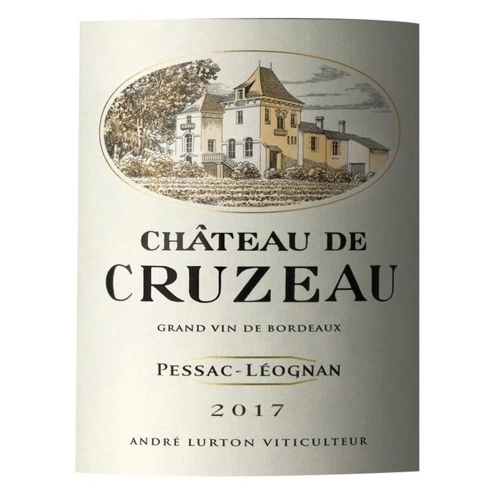 Magnum Château de Cruzeau 2018 Pessac Léognan - Vin Rouge de Bordeau