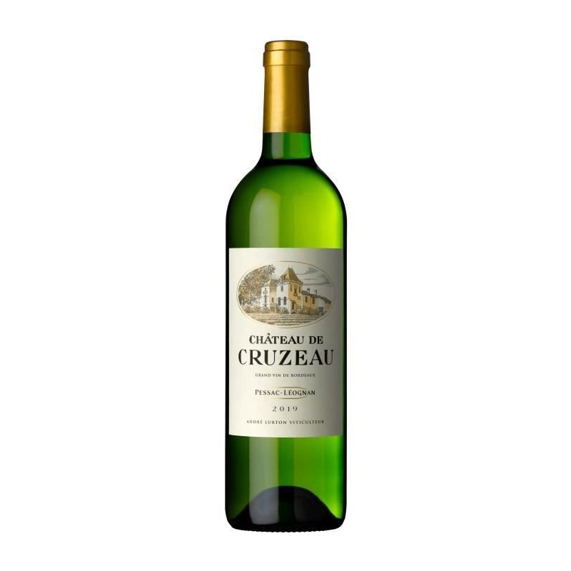 Château de Cruzeau 2019 Pessac-Léognan - Vin blanc de Bordeaux