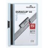 Dossier de Portefeuilles Durable Duraclip 60 Bleu Transparent A4 25 Pièces