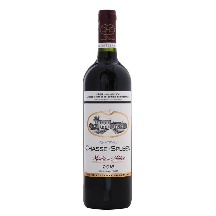 Château Chasse Spleen 2018 Moulis-en-Médoc - Vin rouge de Bordeaux