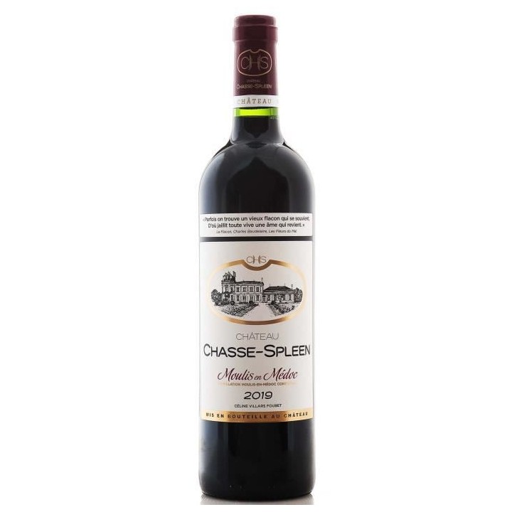 Château Chasse-Spleen 2019 Moulis en Médoc - Vin rouge de Bordeaux