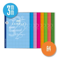 Carnet Lamela 3X3 3MM A4 50...