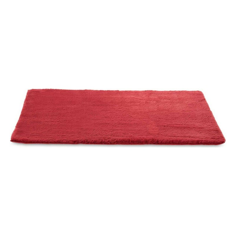 Tapis Polyester Bordeaux (90 x 0,25 x 60 cm)