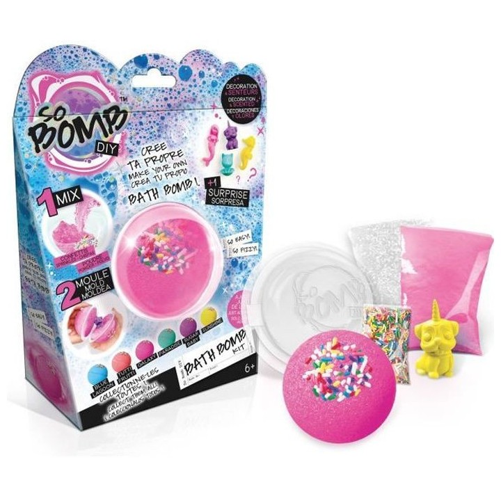 CANAL TOYS - SO BOMB DIY - Bath Bomb Kit - Bombe de bain effervescente