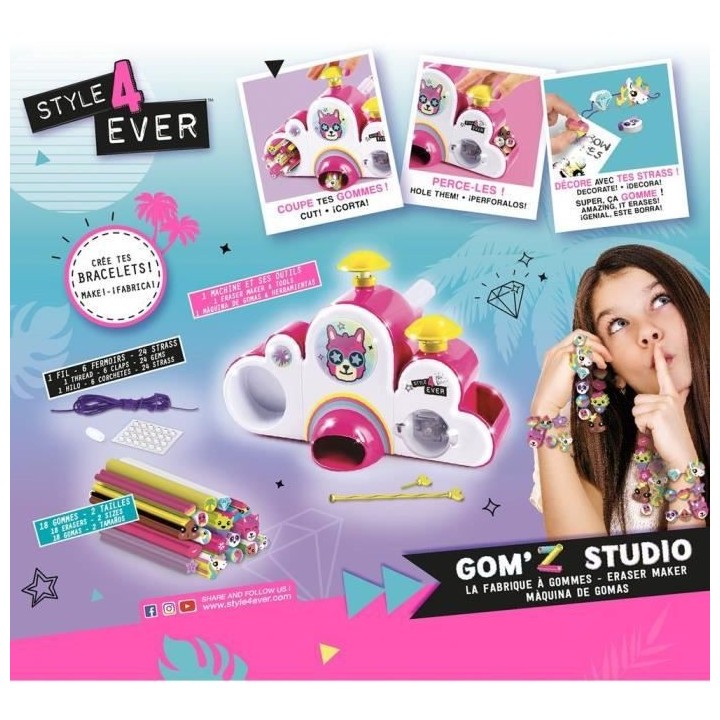 STYLE 4 EVER Gom'z Studio - Fabrique a gomme pour créer tes bijoux !