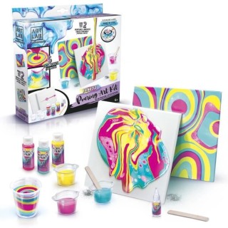 ART LAB Pouring Paint - Kit de Peinture theme Rainbow - Coffret pour e