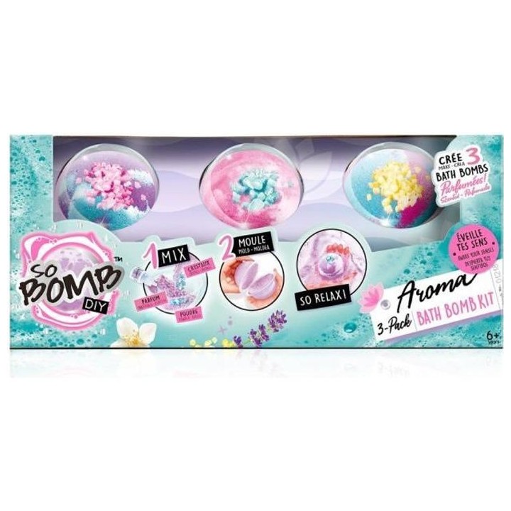 CANAL TOYS - So DIY - Kit pour créer 3 boules de bain effervescentes