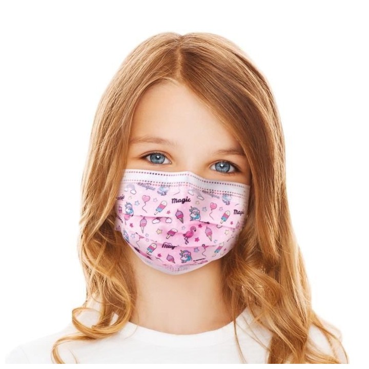 BE WELL Kit de Protection Licorne - Prévention complet : Masques jeta