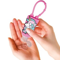 BE WELL Kit de Protection Licorne - Prévention complet : Masques jetables pour enfants 5-9 ans, étui et porte-gel