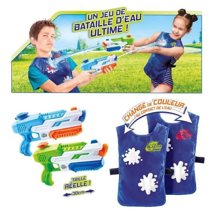 CANAL TOYS - Hydro Blaster Game - Jeu de Bataille d'Eau - 2 pistolets