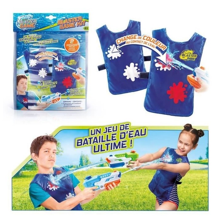 CANAL TOYS - Hydro Blaster Game - Kit 2 dossards pour Jeu de Pistolets