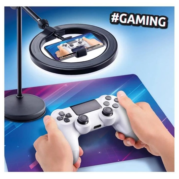 Canal Toys - Studio Vidéo 2-en-1 avec anneau lumineux LED multicolore