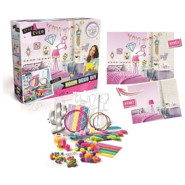 STYLE 4 EVER Room Deco DIY - Coffret pour créer pleins de décoration