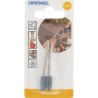 DREMEL Lot de 3 pointes a polir en caoutchouc 462