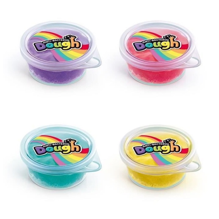 CANAL TOYS - Antibactérienne - 4 Pots de Pâte a modeler