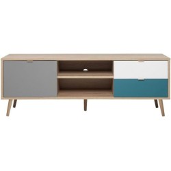 Meuble TV scandinave CUBA -...