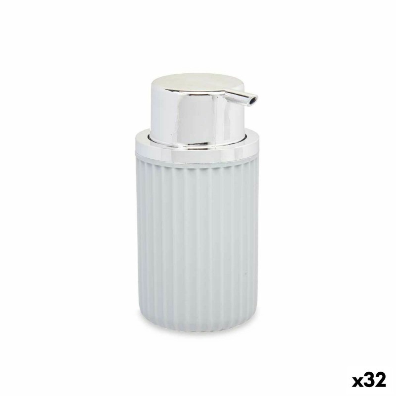 Distributeur de Savon Gris Plastique 32 Unités (450 ml)