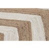 Tapis DKD Home Decor Scandi Naturel Polyester Coton Blanc Marron Clair Jute 200 x 290 x 1 cm