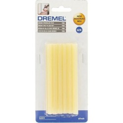 Lot de 12 bâtons de colle DREMEL GG03 - (Spéciale bois, Diametre 7mm, 165°C)