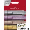 boîte de marqueurs Faber-Castell métallique 4 Pièces 5 Unités (5-12 mm)