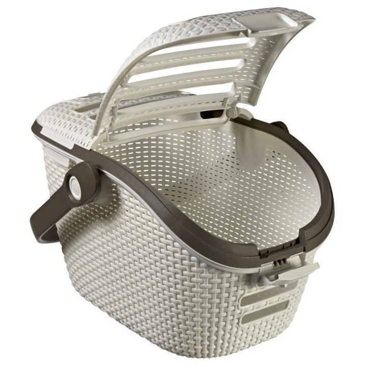 Curver Panier de transport pour animaux 51 x 38 x 33 cm Blanc