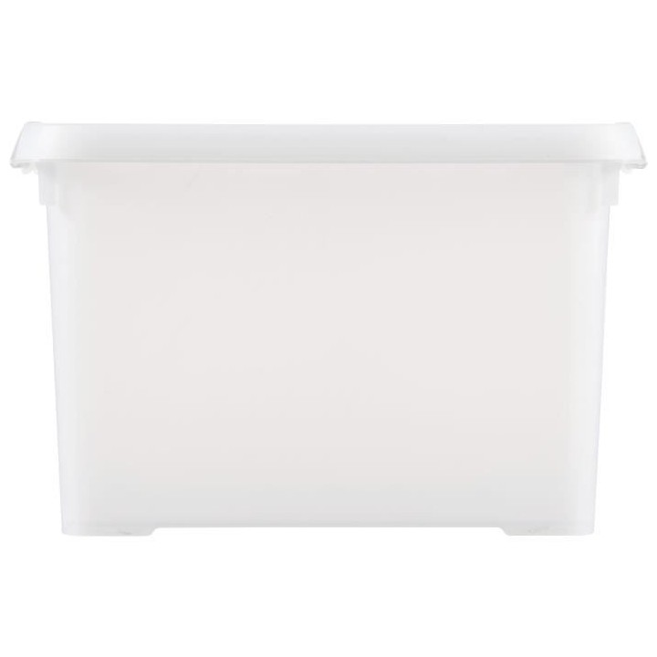 CURVER | HANDY PLUS 20L CLIPS BLANC - 100% RECYCLE, Rangement, Milky,