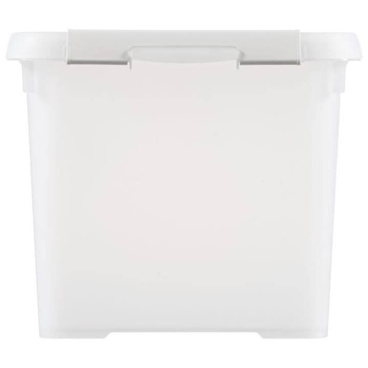 CURVER | HANDY PLUS 20L CLIPS BLANC - 100% RECYCLE, Rangement, Milky,
