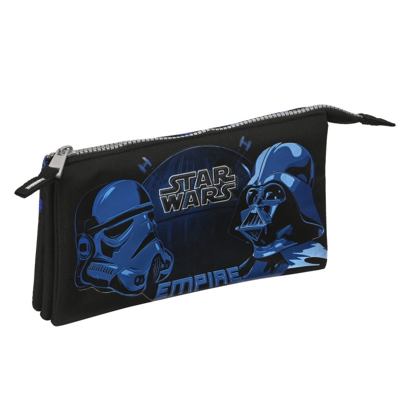 Trousse Fourre-Tout Triple Star Wars Digital escape Noir 22 x 12 x 3 cm