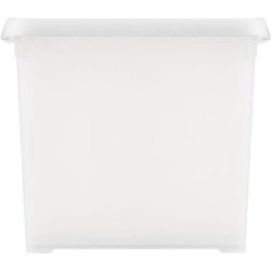 CURVER | HANDY PLUS 9L CLIPS BLANCS - 100% RECYCLE, Rangement, Milky, 29,4 x 19,4 x 25,4 cm