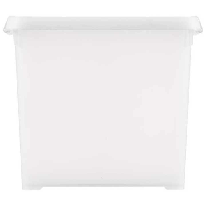 CURVER | HANDY PLUS 9L CLIPS BLANCS - 100% RECYCLE, Rangement, Milky,