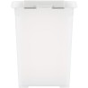 CURVER | HANDY PLUS 9L CLIPS BLANCS - 100% RECYCLE, Rangement, Milky, 29,4 x 19,4 x 25,4 cm