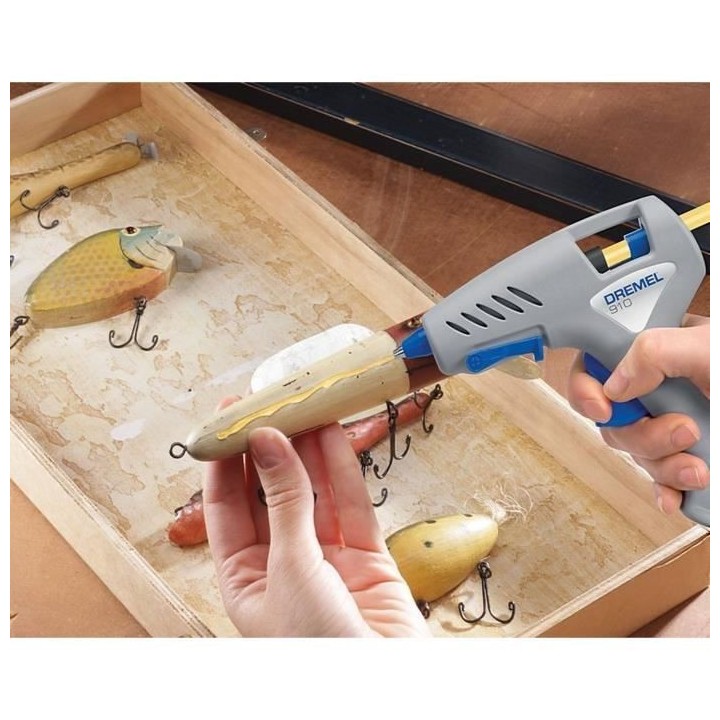 Lot de 12 bâtons de colle DREMEL GG03 - (Spéciale bois, Diametre 7mm