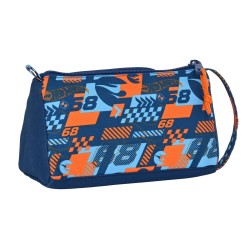 Trousse d'écolier Hot Wheels Speed club Orange Blue marine 20 x 11 x 8.5 cm