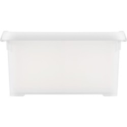 CURVER | HANDY PLUS 6L CLIPS BLANC - 100% RECYCLE, Rangement, Milky, 29,4 x 19,4 x 15 cm