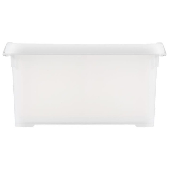 CURVER | HANDY PLUS 6L CLIPS BLANC - 100% RECYCLE, Rangement, Milky, 2