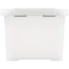 CURVER | HANDY PLUS 6L CLIPS BLANC - 100% RECYCLE, Rangement, Milky, 29,4 x 19,4 x 15 cm