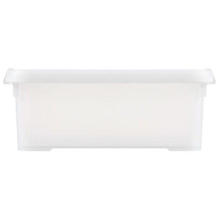 CURVER | HANDY PLUS 12L CLIPS BLANC - 100% RECYCLE, Rangement, Milky,