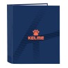 Reliure à anneaux Kelme Navy blue Orange Blue marine A4 (27 x 33 x 6 cm)