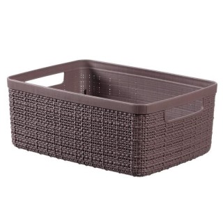 CURVER Paniere en jute - Rectangulaire - 5 L - 100% Recyclé