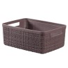 CURVER Paniere en jute - Rectangulaire - 5 L - 100% Recyclé