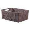 CURVER Paniere en jute - Rectangulaire M - 12 L - 100% Recyclé