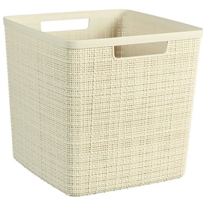 CURVER Paniere Jute cube 17 L - Beige