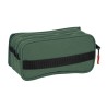 Trousse Fourre-Tout Triple Munich Verde Vert (21,5 x 10 x 8 cm)