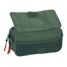 Trousse Fourre-Tout Triple Munich Verde Vert (21,5 x 10 x 8 cm)